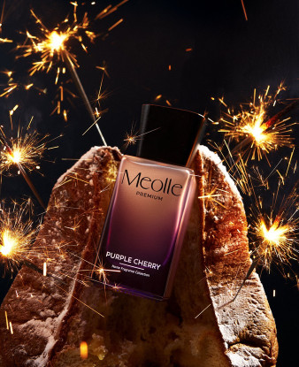 Odorizant cu bețișoare parfumate Purple Cherry 100 ml - Meolle