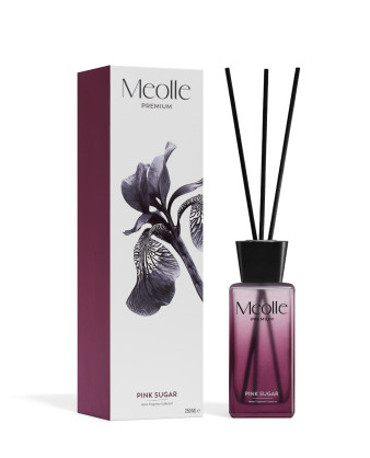 Odorizant cu bețișoare parfumate Meolle 250 ml – Pink Sugar
