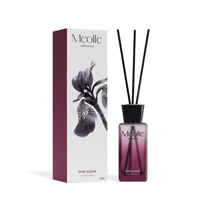 Odorizant cu bețișoare parfumate Meolle 250 ml – Pink Sugar