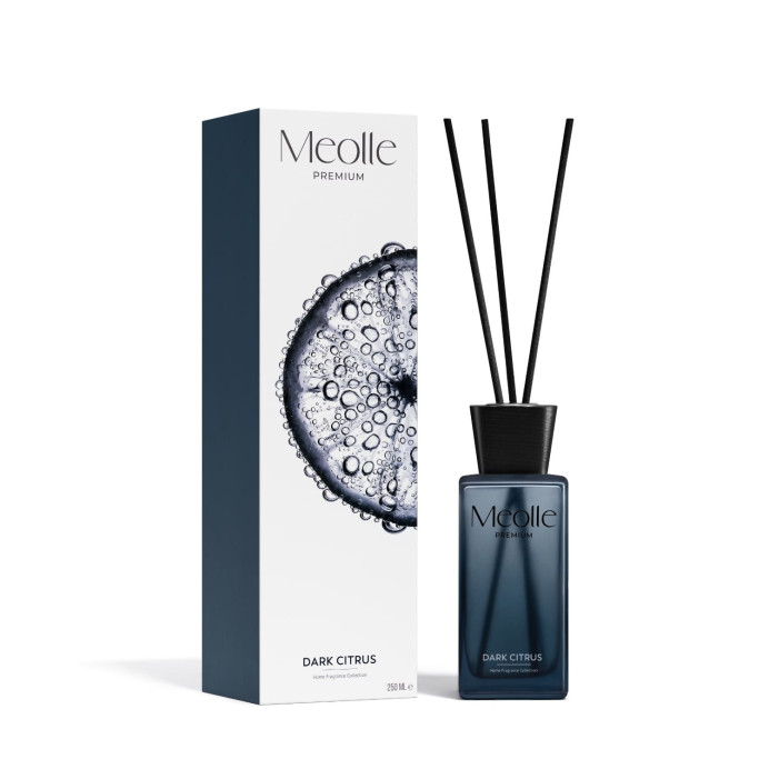 Odorizant cu bețișoare parfumate Meolle 250 ml – Dark Citrus