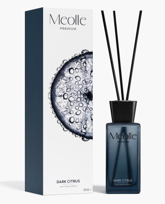 Odorizant cu bețișoare parfumate Meolle 250 ml – Dark Citrus