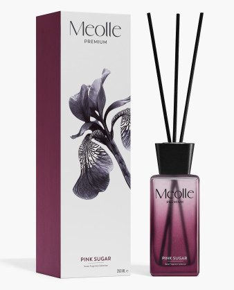 Odorizant cu bețișoare parfumate Meolle 250 ml – Pink Sugar