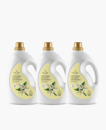 Detergent lichid de rufe Lemon Blossom Set 3 x 3 L, 300 de spălări - Compact Pack Meolle