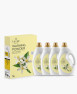 Detergent lichid de rufe Lemon Blossom Set 4 x 3 L lichid + 7 kg pudră, 516 spălări - Family Pack Meolle