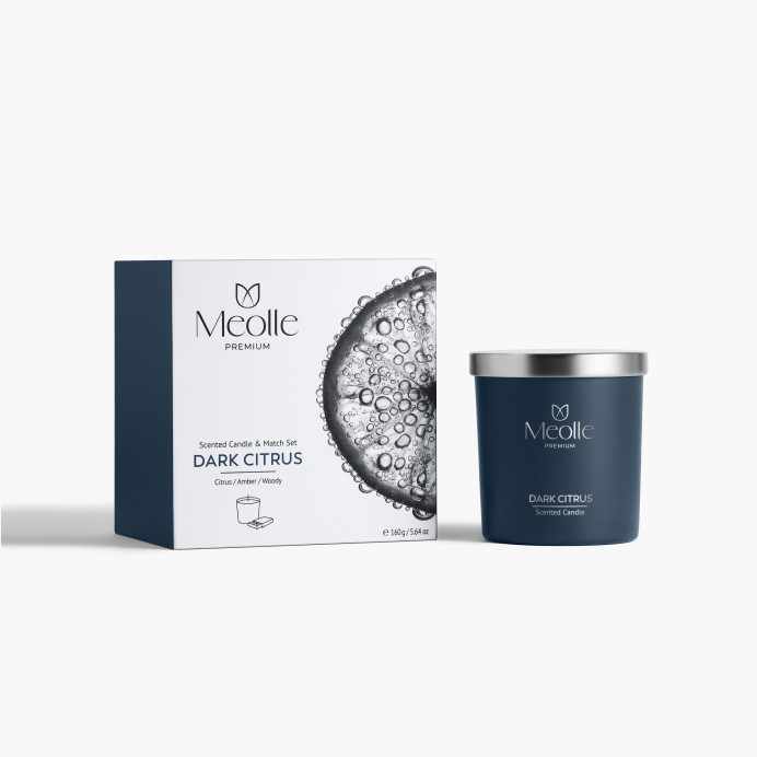 Dark Citrus Scented Candle