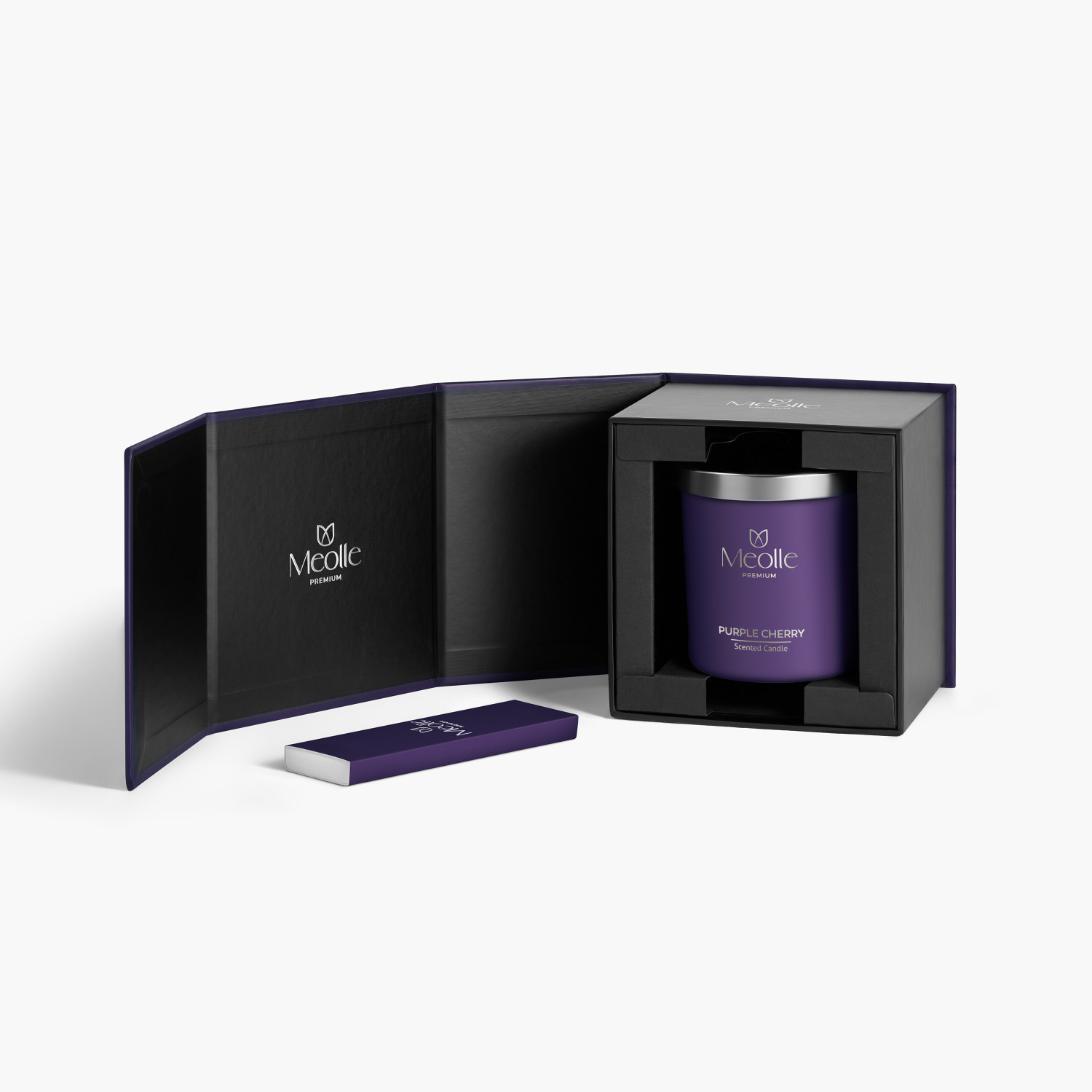 Purple Cherry Scented Candle