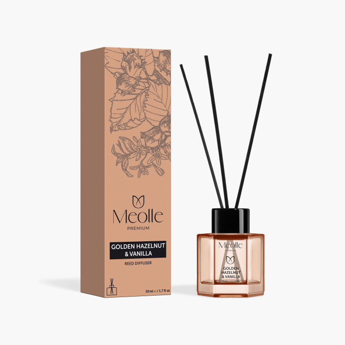 Odorizant cu bețișoare Golden Hazelnut & Vanilla 