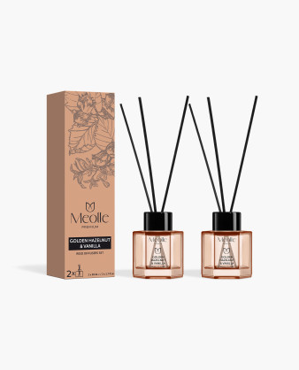 Odorizant cu bețișoare Golden Hazelnut & Vanilla 2 x 50 ml