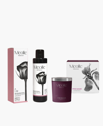 Lumânare parfumată Pink Sugar + Parfum de rufe CADOU
