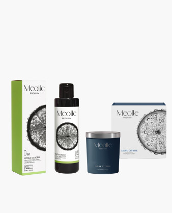 Scented Candle Dark Citrus + Laundry Perfume GIFT